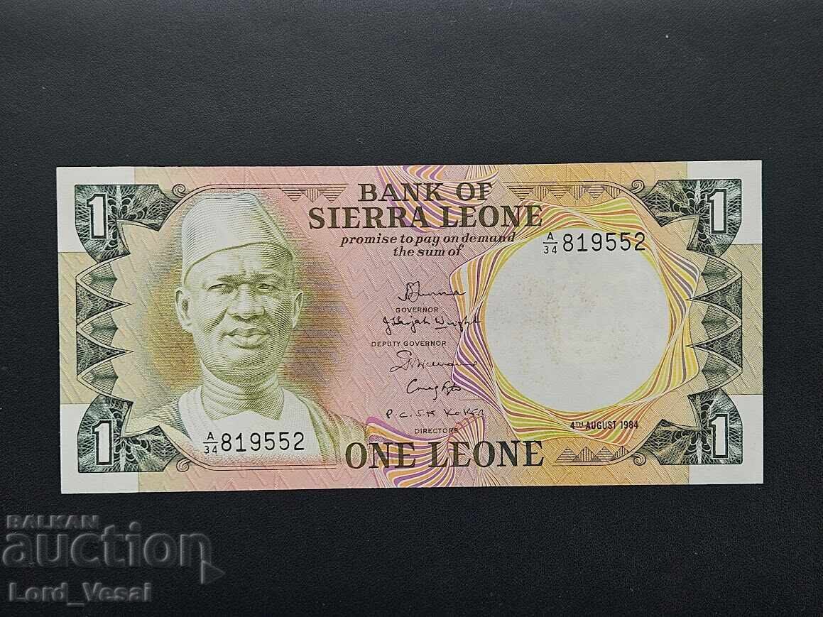 Sierra Leone 1 Leone 1984* UNC