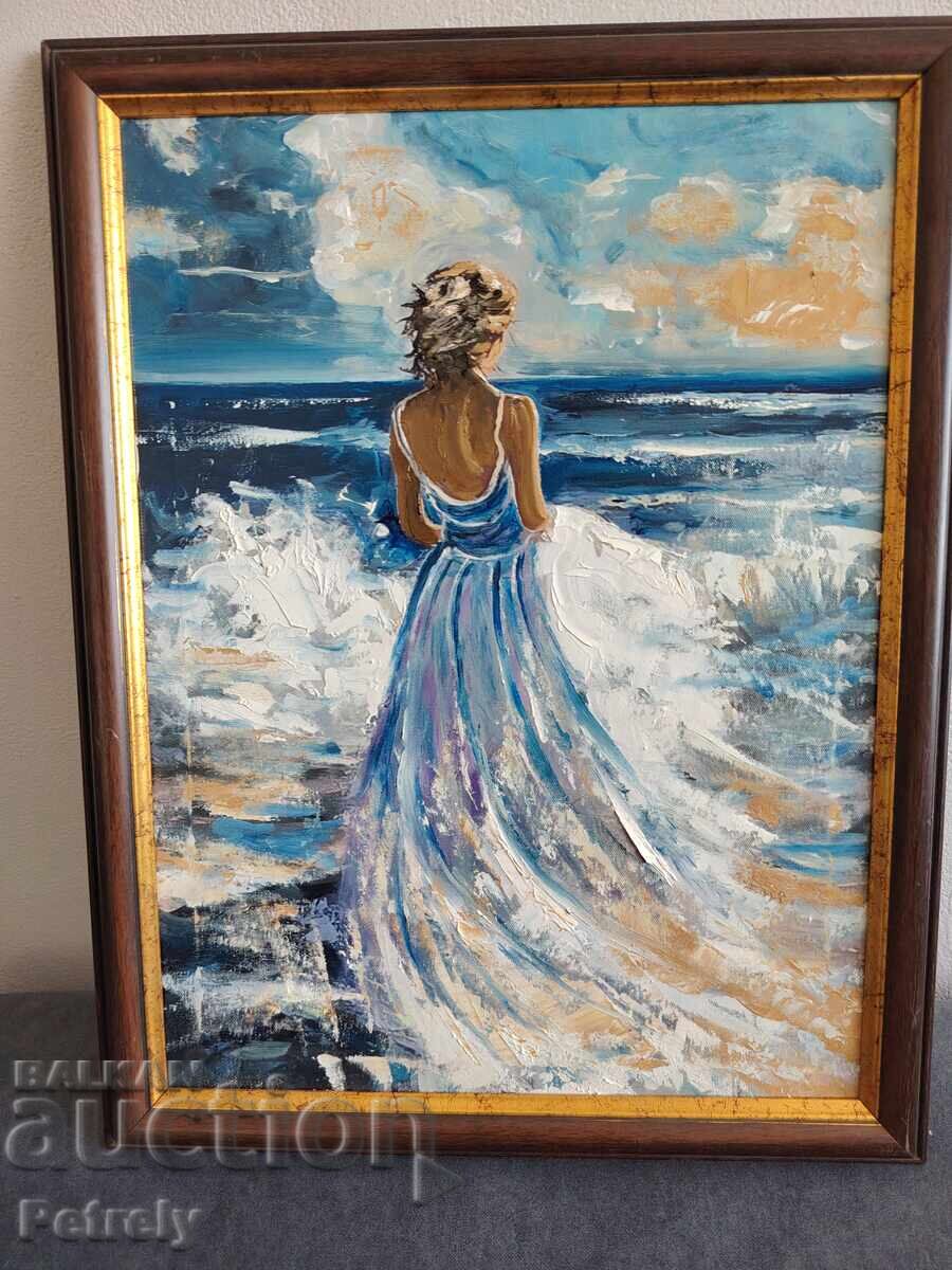 Pictura in ulei cu preț € 60.00 | 117.35 BGN