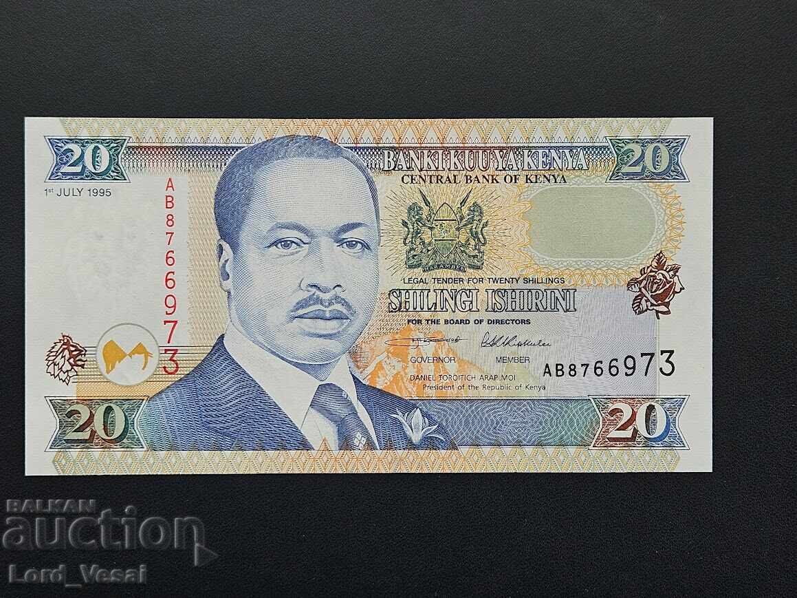 Кения  20 Шилинга 1995* UNC