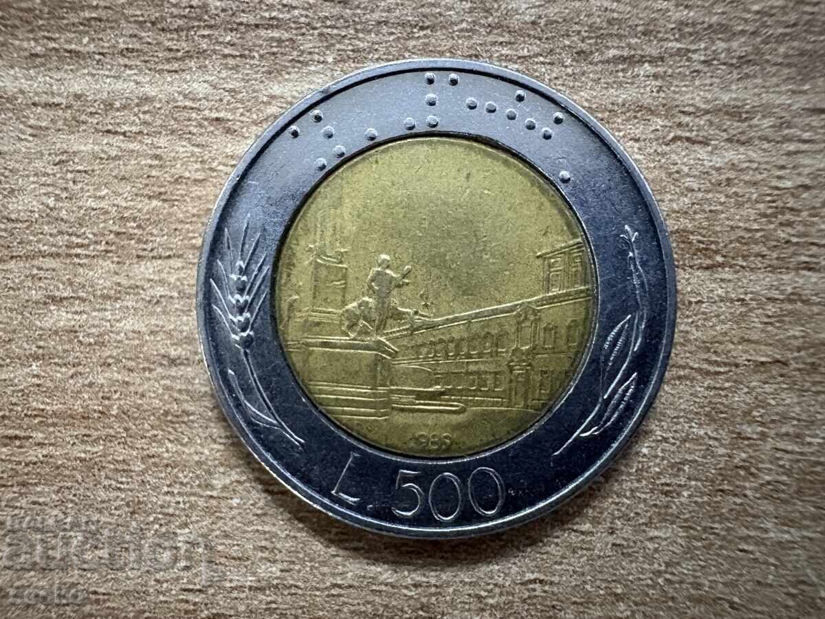 Italia - 500 lire (1989)