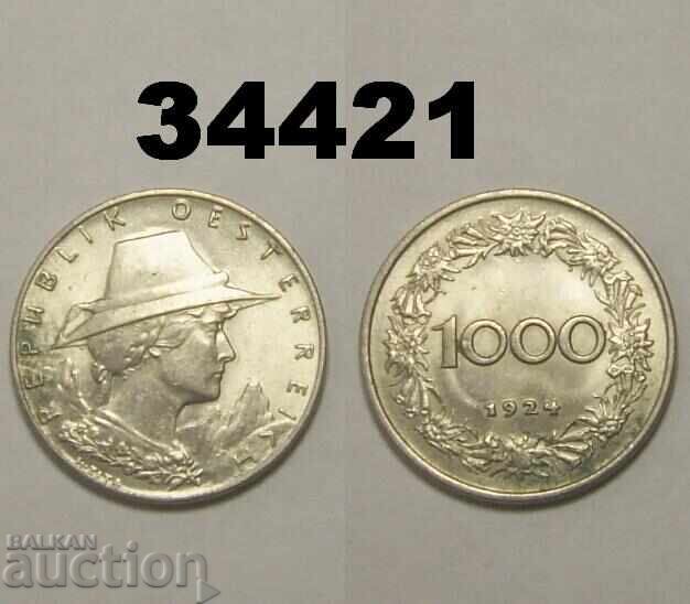 Austria 1000 de coroane 1924