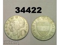 Αυστρία 10 σελίνια 1958 Ασήμι