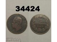 Italia 2 centesimi 1867 M