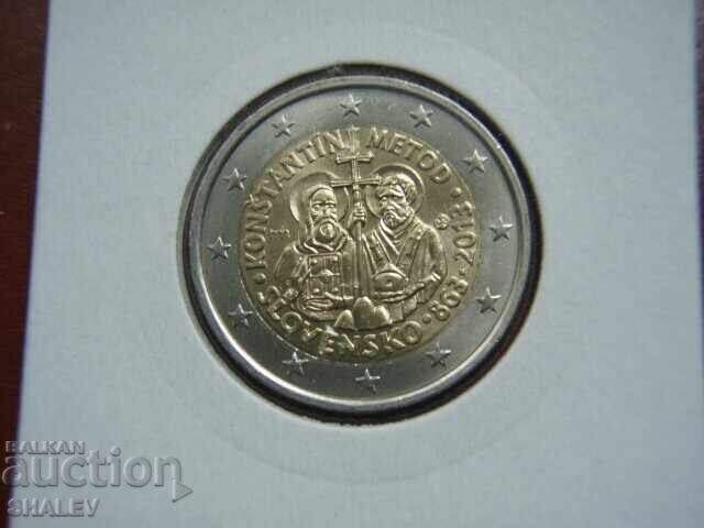 Licitație 2 euro 2013 Slovacia "Chiril și Metodiu" /Slovacia/ Unc (2 euro)