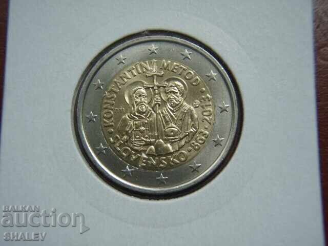 2 euro 2013 Slovakia "Cyril and Methodius" /Slovakia/ Unc (2 euro) with price € 7.89 | 15.43 BGN