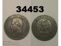 Franta 5 centimes 1854 BB