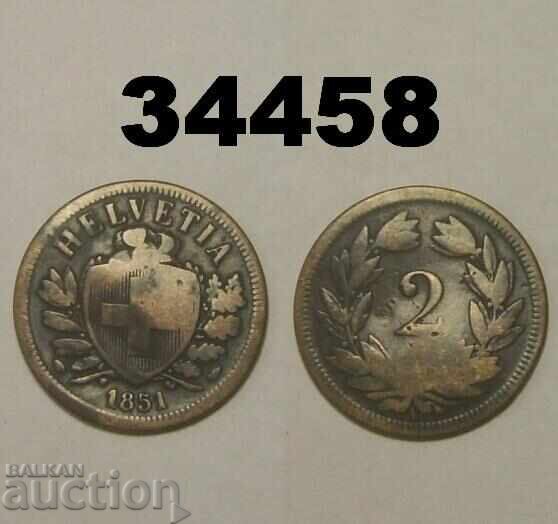 Повредена Швейцария 2 рапен 1851