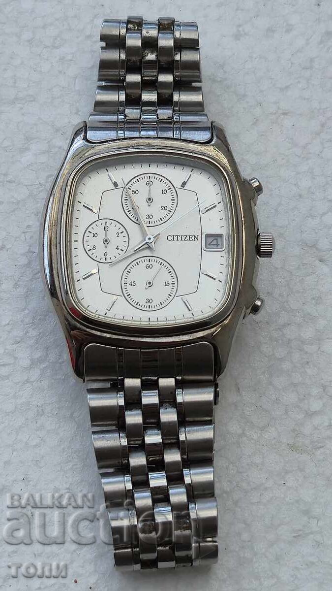 CITIZEN CHRONOGRAPH QUARTZ JAPAN ΣΠΑΝΙΟ ΣΕ ΛΕΙΤΟΥΡΓΙΑ ΧΩΡΙΣ ΑΠΟΘΕΜΑΤΙΚΗ ΤΙΜΗ !!!!
