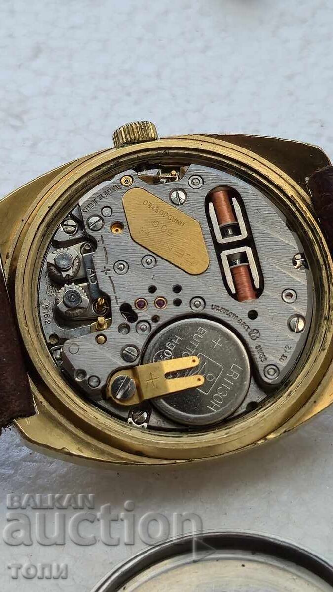 ZENITH ELECTRONIC QUARTZ SWISS MADE РЯДЪК НЕ ЗНАМ ДАЛИ РАБОТ - 5