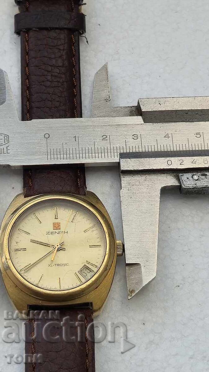 ZENITH ELECTRONIC QUARTZ SWISS MADE РЯДЪК НЕ ЗНАМ ДАЛИ РАБОТ - 7