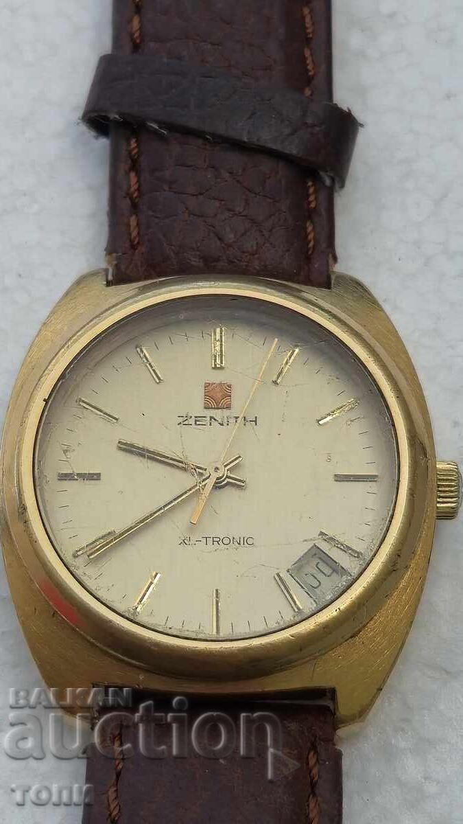ZENITH ELECTRONIC QUARTZ SWISS MADE РЯДЪК НЕ ЗНАМ ДАЛИ РАБОТ