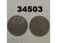 Germania 1 pfennig 1890 A