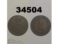 Германия 1 пфениг 1890 A