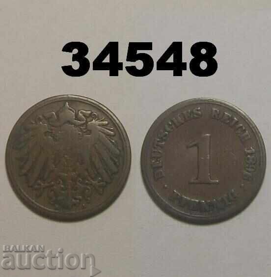 Germania 1 pfennig 1896 A