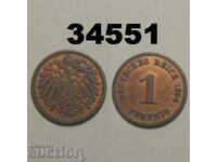Germania 1 pfennig 1896 A