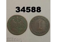 Germania 1 pfennig 1899 E