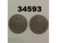 Germania 1 pfennig 1899 E