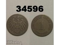 Germania 1 pfennig 1899 F