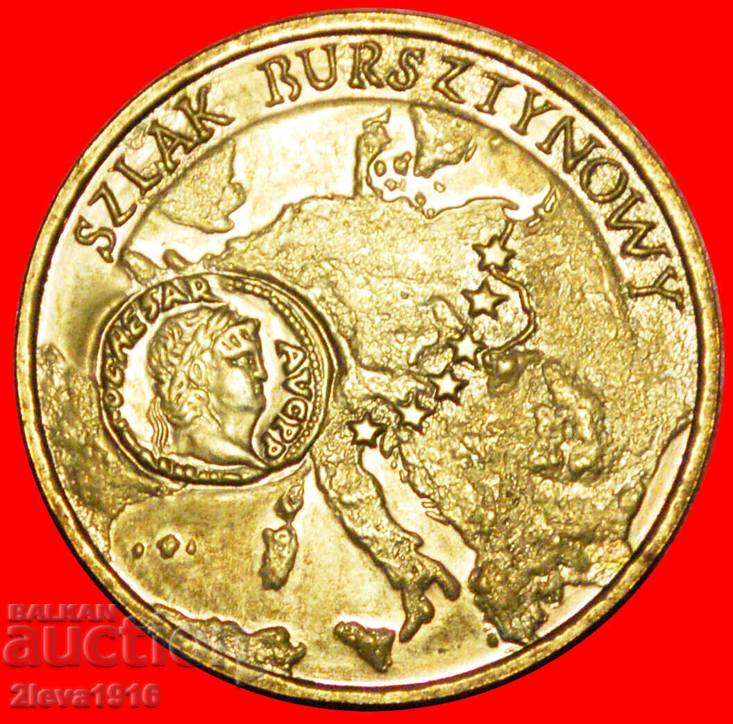 Ⰺ NERO SILVER D. (67-68 CE): POLAND★2 ZLOTY 2001 NORDIC GOLD!