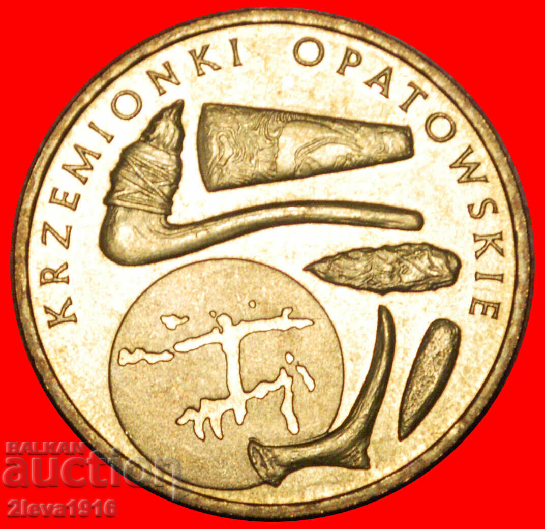 MINĂ DE SILEX: POLONIA ★ 2 ZLOTY 2012 AUR NORDIC UNC!