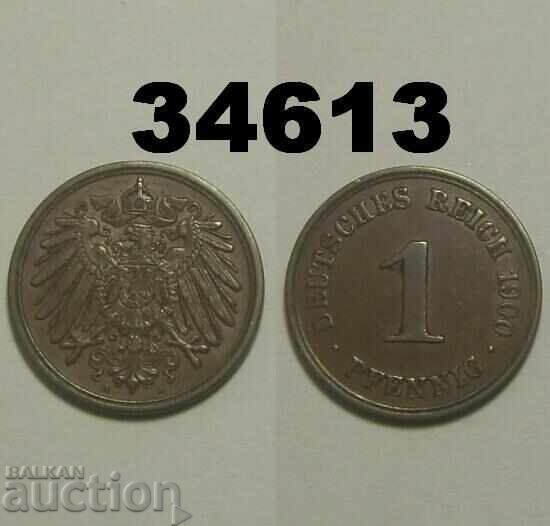Germania 1 pfennig 1900 A