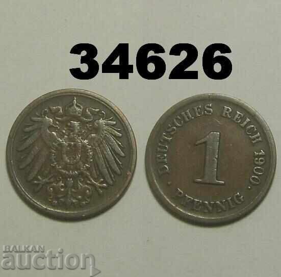 Γερμανία 1 πφένιγκ 1900 G
