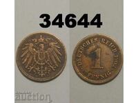Германия 1 пфениг 1902 E