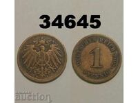 Германия 1 пфениг 1902 E