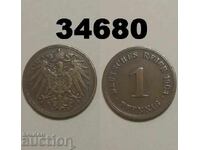 Germania 1 pfennig 1904 G