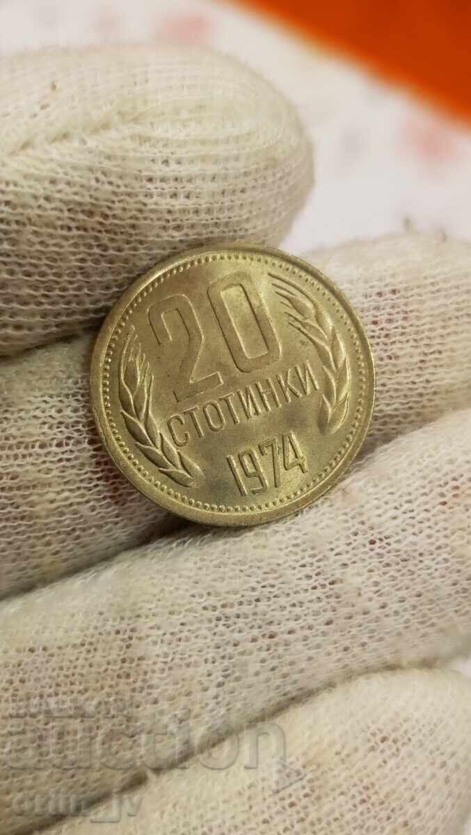 20 de cenți 1974