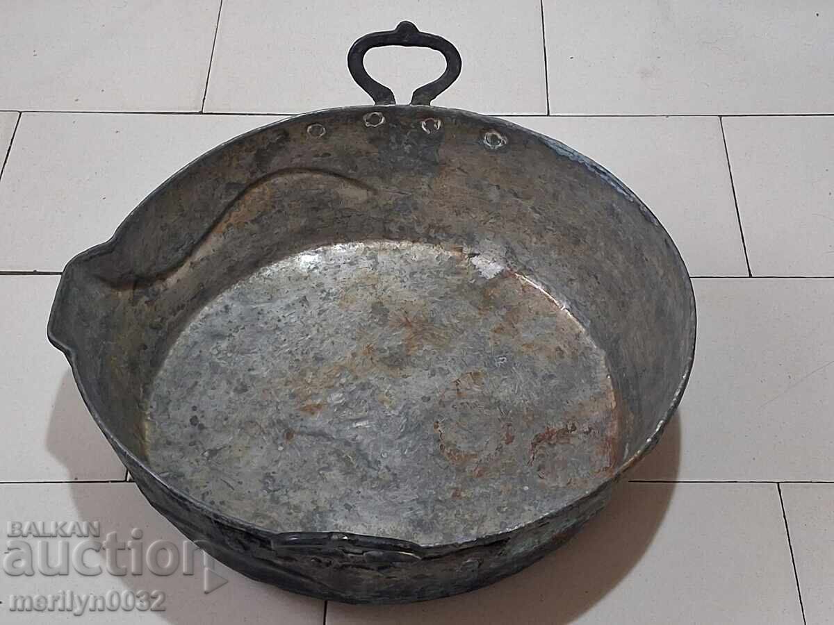 Tavă pentru zacuscă, magiun, tăviță, cupru, tavă, vas din cupru - 5