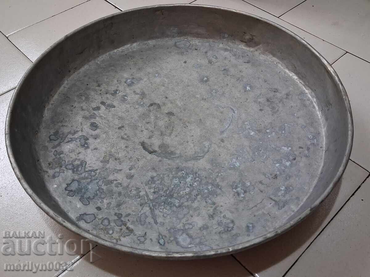 Tavă de plăcintă, cupru, caserolă, albastru, vas de cupru - 5