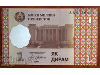 1 дирам, Таджикистан, 1999 г.