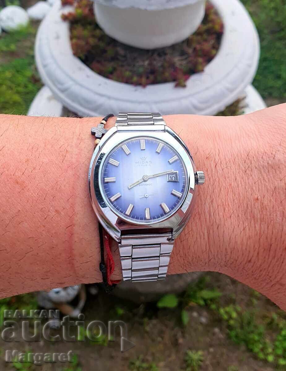 Midas 39.5 mm jumbo watch Working