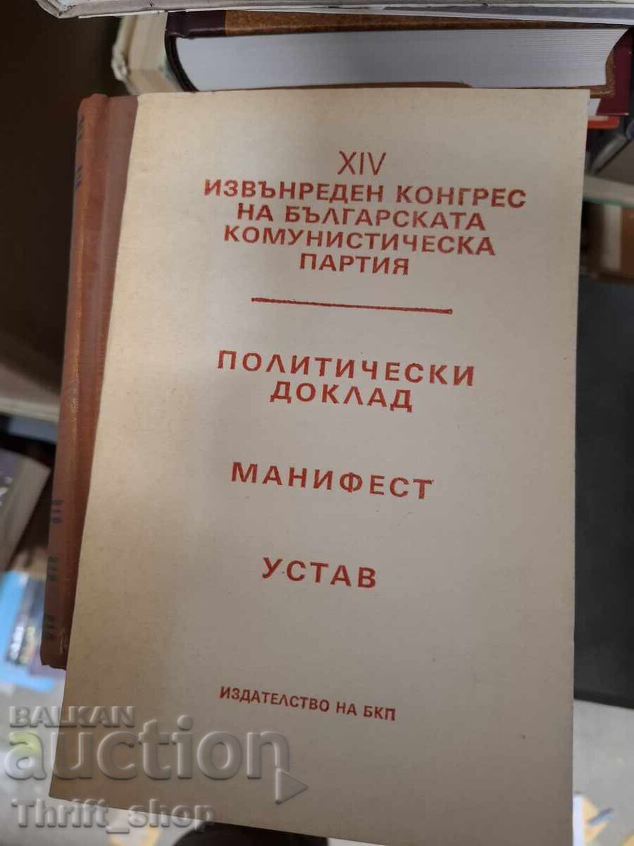Political Report Manifesto Charter