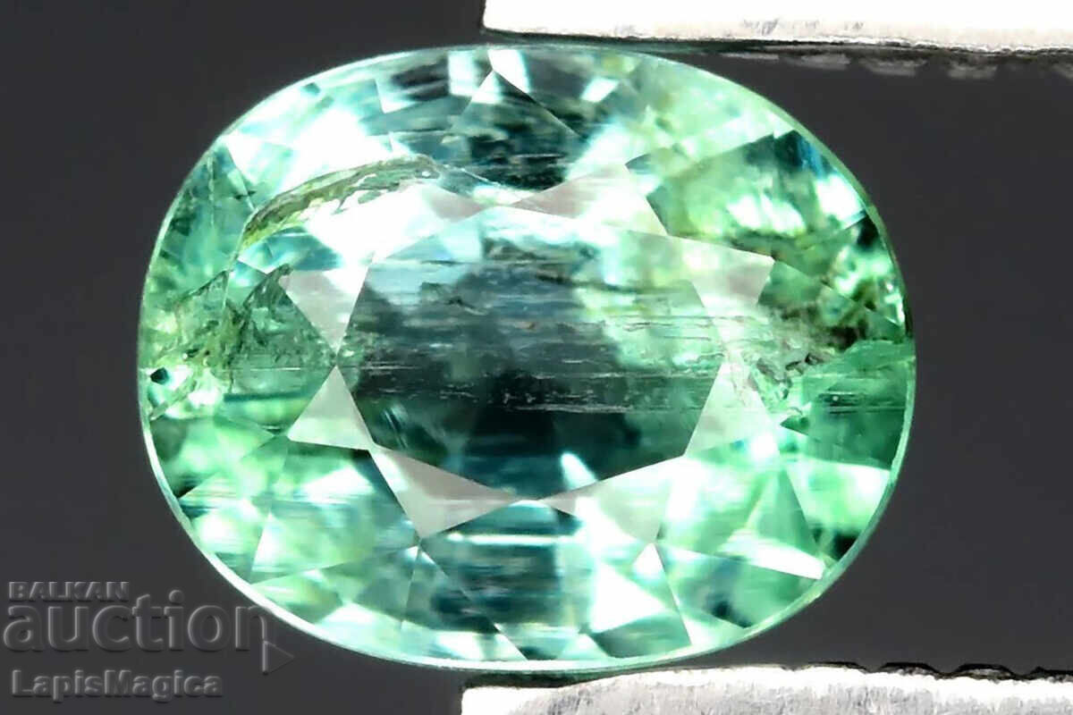 Φυσικό πράσινο σμαράγδι από τη Νιγηρία 0.41ct 5x4.2mm οβάλ Φυσικό πράσινο σμαράγδι από τη Νιγηρία 0.41ct 5x4.2mm οβάλ