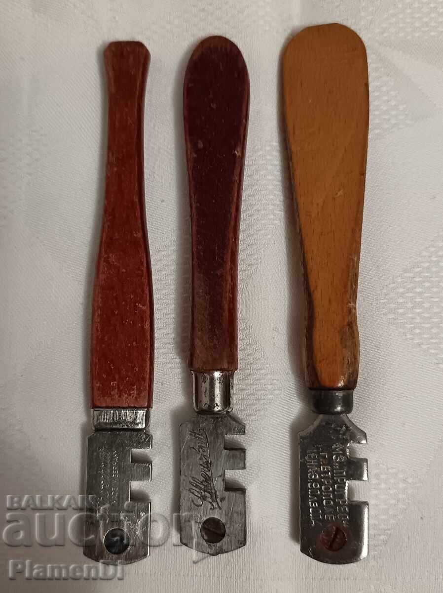Set de 3 bucăți de diamante vechi pentru tăiat sticlă