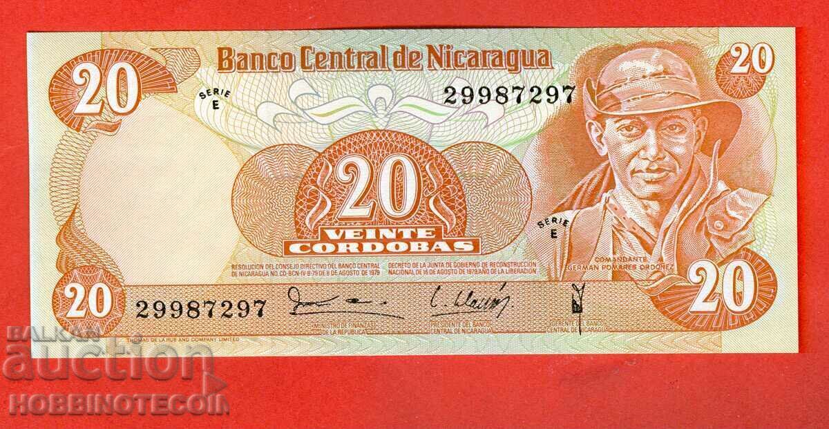 NICARAGUA NICARAGUA 20 Cordoba 1978 NOVA UNC