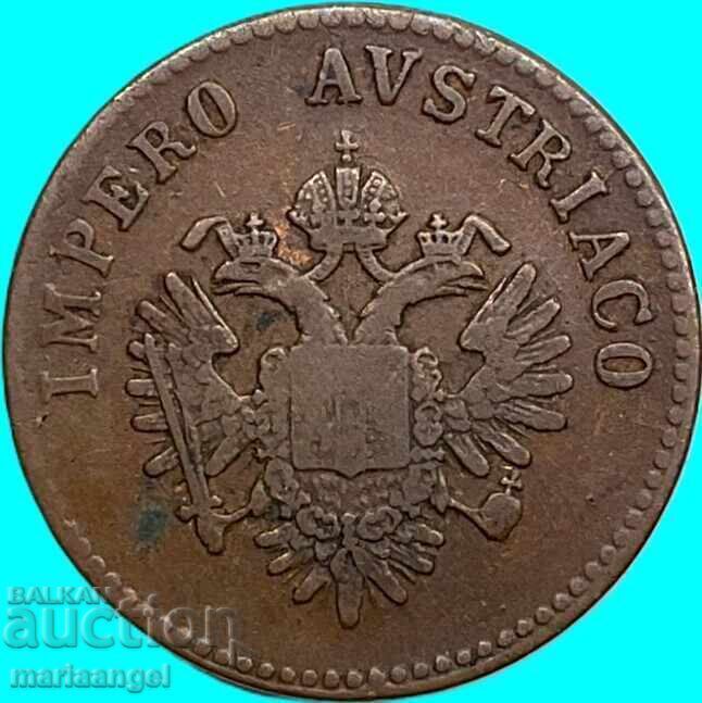 Lombardia Veneția 5 centesimi 1852 V-Veneția Austria pentru Ital - 6