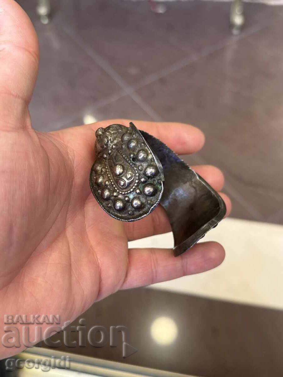 Brățară din argint de epocă, model „praștie”. Nr. 8163 - 7