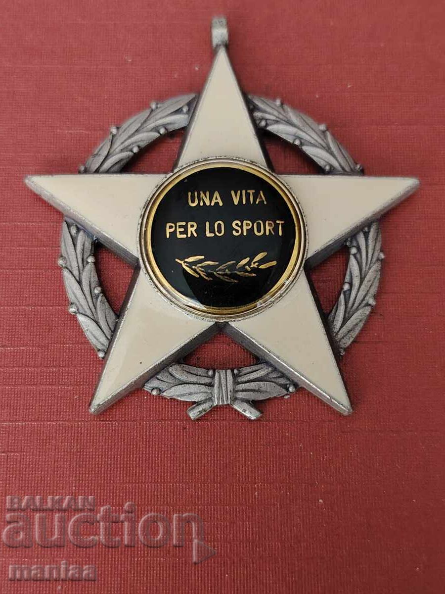 Medalie italiană din argint marcată Medalie italiană din argint marcată