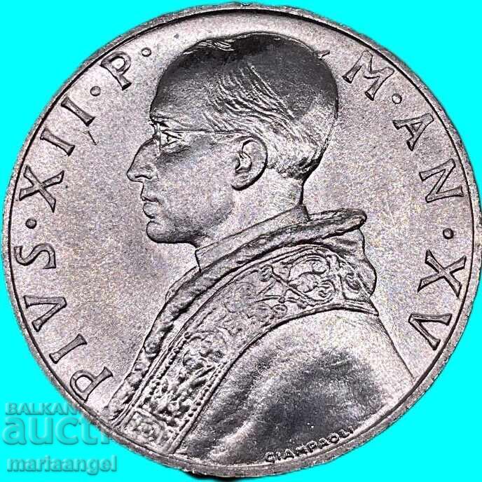 10 λίρες 1953 Βατικανό UNC Πίος ΙΒ΄ με τιμή € 3.80 | 7.43 BGN 10 λίρες 1953 Βατικανό UNC Πίος ΙΒ΄ με τιμή € 3.80 | 7.43 BGN