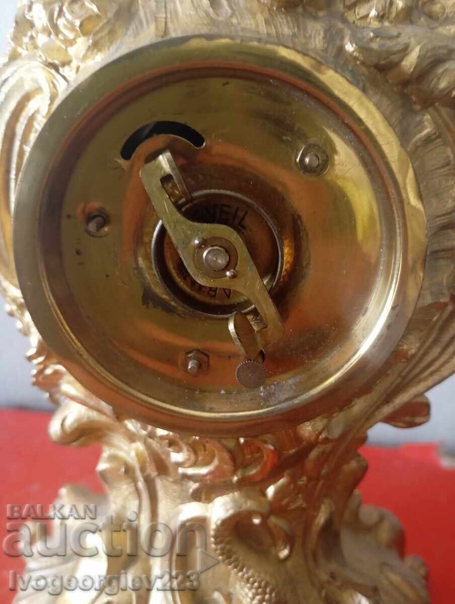 Rococo table clock - 6