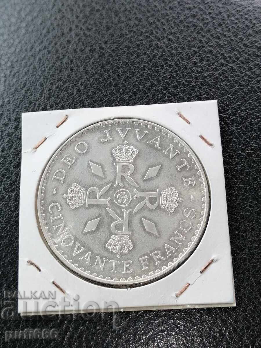 Auction  50 francs 1974 Monaco