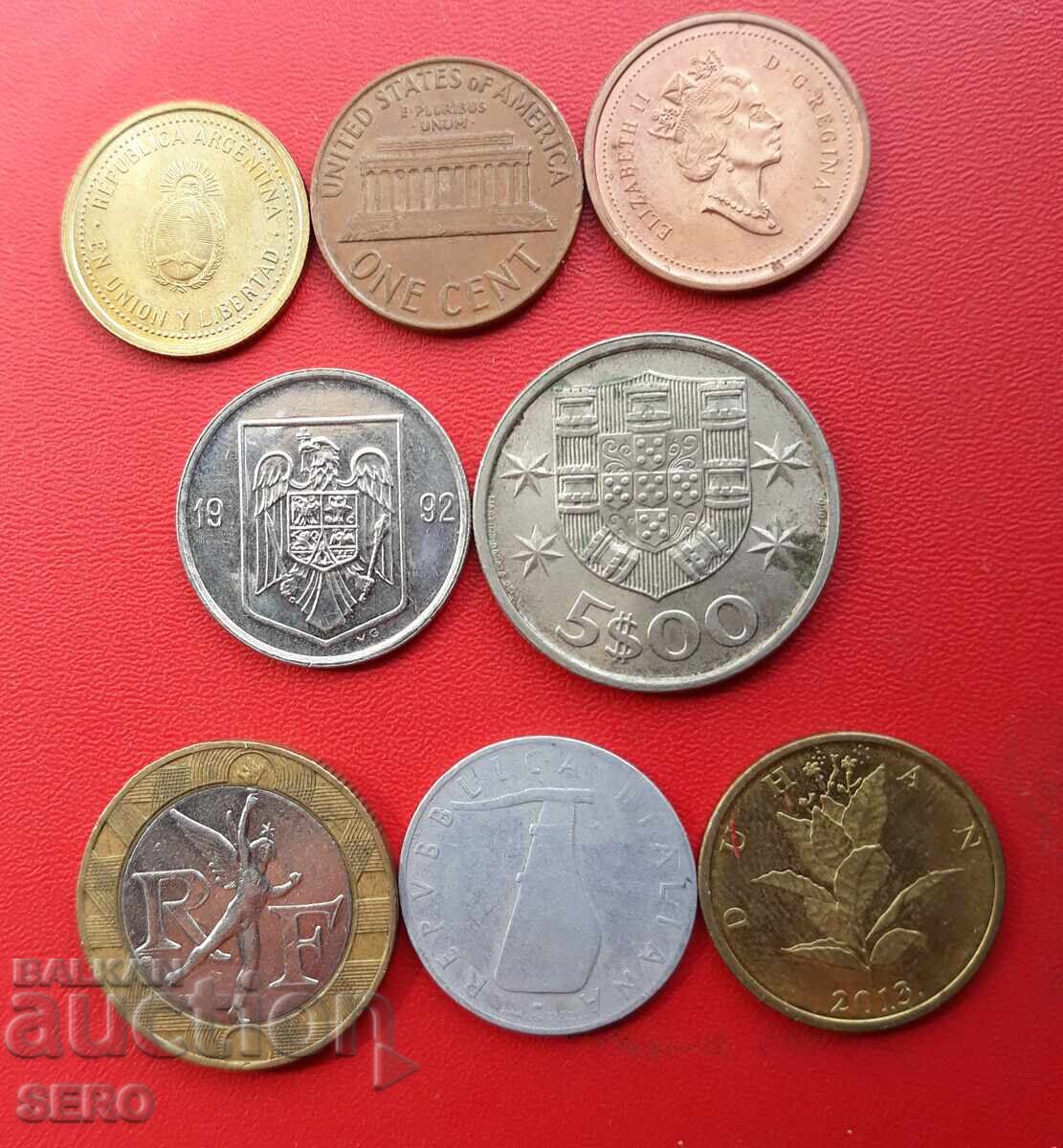 Lot mixt de 8 monede cu preț € 0.51 | 1.00 BGN