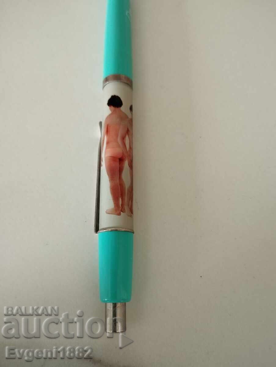 Auction  Vintage Erotic Pen with Men Paris France Rare 18+