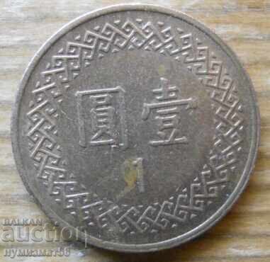 1 yuan 2006 - Taiwan