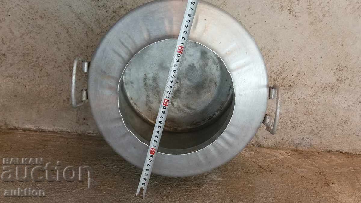 MASIV, MARE, DIN ALUMINIU, CANĂ/GHIVECI - 50 LITRI - 6