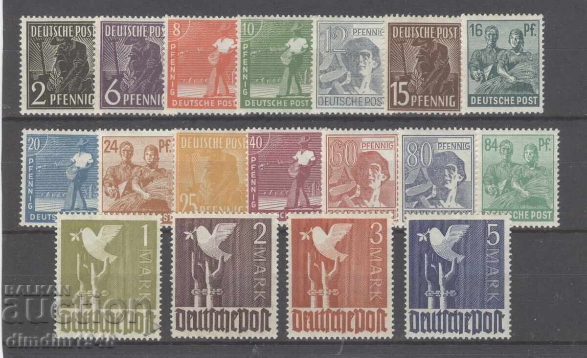 Германия 1947г. - Окупационна зона,чиста пълна серия