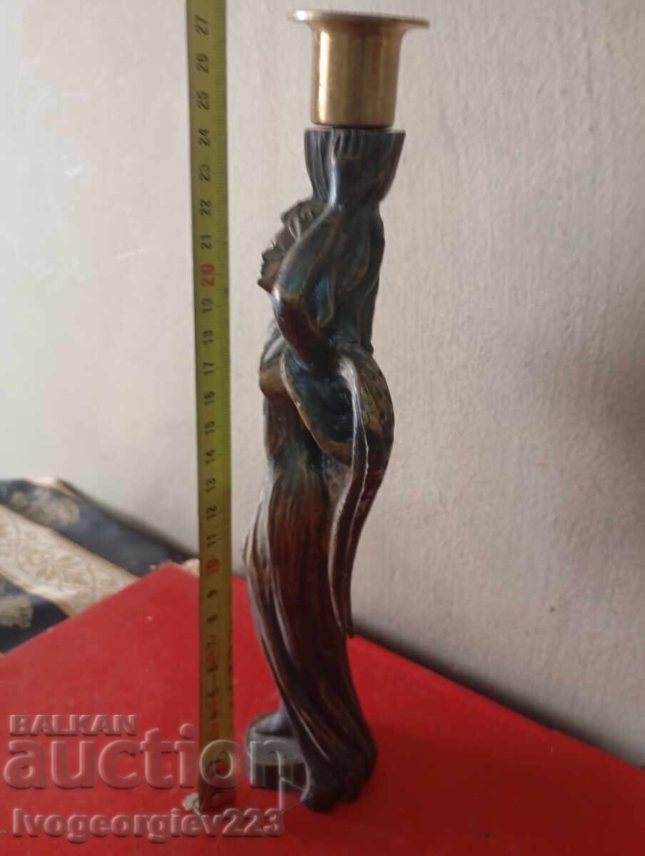 Vintage candlestick with price € 14.00 | 27.38 BGN Vintage candlestick with price € 14.00 | 27.38 BGN
